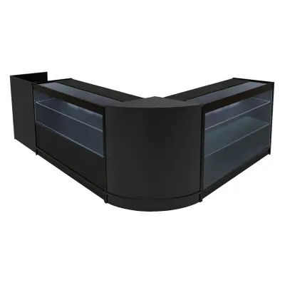Vega LED komplet prodajnih pultnih svetilk K1200, C1200, TB60 in CM60 - črne barve
