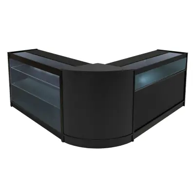 Triton LED komplet prodajnih pultnih svetilk K1200, B1200 in CM60 - črne barve