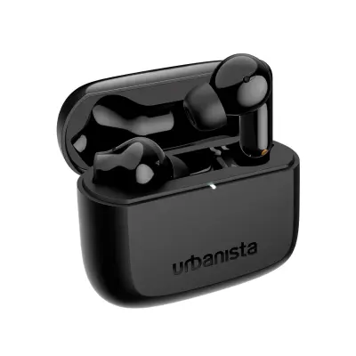 Urbanista, Brezžične Slušalke Bluetooth 5.3 Aktivni Preklic Hrupa ANC, Črna