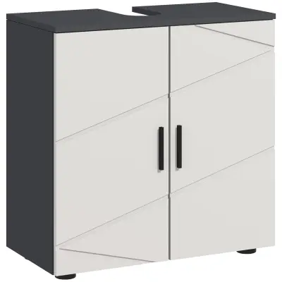 kleankin Kopalniška omara iverna plošča 60D x 30Š x 60V cm Siva