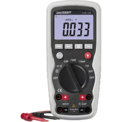 Tester komponent VOLTCRAFT LCR-100 kalibracija narejena po: delovnih standardih,