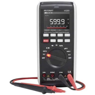 VOLTCRAFT VC831 SE ročni multimeter  digitalni LoZ CAT III 1000 V, CAT IV 600 V Prikaz (štetje): 6000
