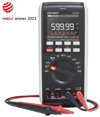 VOLTCRAFT VC891 ročni multimeter  digitalni zapisovalnik podatkov, LoZ CAT III 1000 V, CAT IV 600 V Prikaz (štetje): 60000