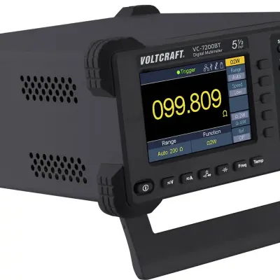 VOLTCRAFT VC-7200BT namizni multimeter  digitalni zapisovalnik podatkov CAT I 1000 V, CAT II 600 V Prikaz (štetje): 200000