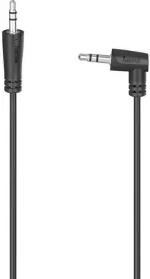 HAMA Jack kabel 90 - 3,5 mm stereo 1,5 m črne barve