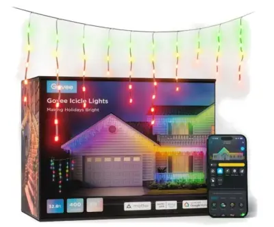 GOVEE H70D1 LED zavesa bela