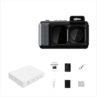 Podvodna kamera IP68 15m z dvema zaslonoma, 48MP, Type-C polnjenje Black