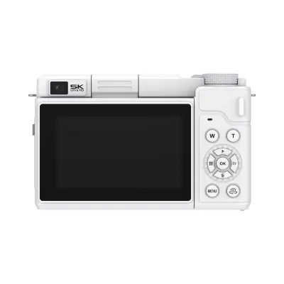 Zasukljiva digitalna kamera 80MP, 5K video, 18X zoom White