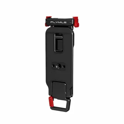 Kovinski magnetni nosilec za stojalo z hitro sprostitvijo in karabinom, združljiv z DJI Action 5 Pro/4/3 — 3-osni, navoj 1/4" , združljivo z Arca-