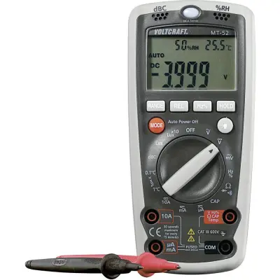 Ročni multimeter, digitalni VOLTCRAFT MT-52 kalibracija narejena po: delovnih standardih