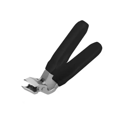 Nail Clipper s poševno konico - Škarje za nohte iz nerjavečega jekla Black