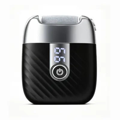 Električni pilnik za stopala - večglavi odstranjevalec roževine z nastavljivimi hitrostmi, samodejnim zaustavljanjem ob tlaku in dolgo življenjsko