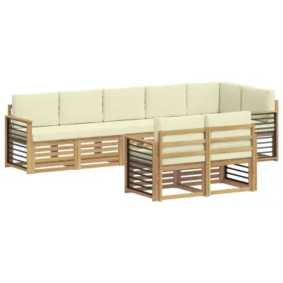 vidaXL Sedežne garniture Masiven les akacije