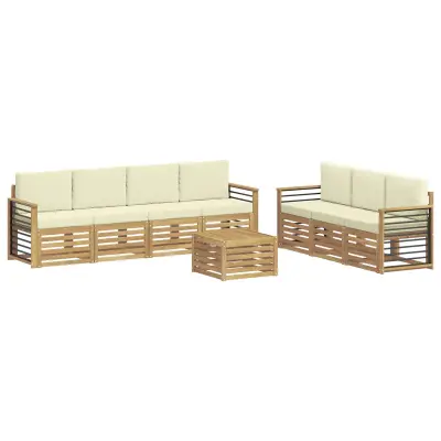 vidaXL Sedežne garniture Masiven les akacije