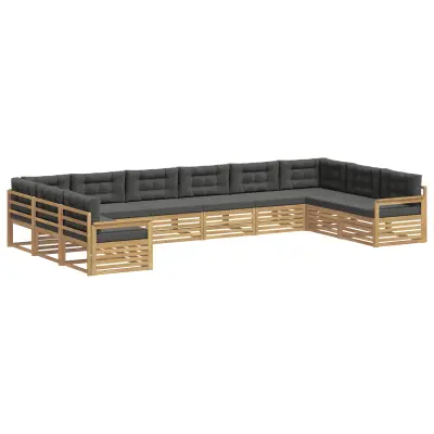 vidaXL Sedežne garniture Masiven les akacije