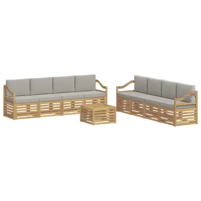 vidaXL Sedežne garniture Masiven les akacije