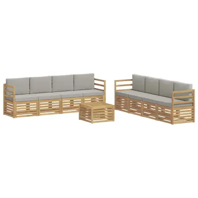 vidaXL Sedežne garniture Masiven les akacije