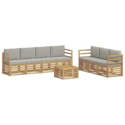 vidaXL Sedežne garniture Masiven les akacije