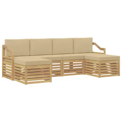 vidaXL Sedežne garniture Masiven les akacije