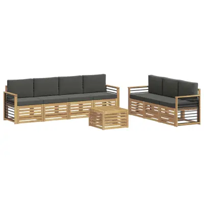 vidaXL Sedežne garniture Masiven les akacije