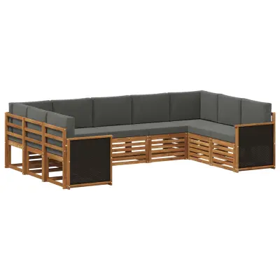 vidaXL Sedežne garniture Masiven les akacije