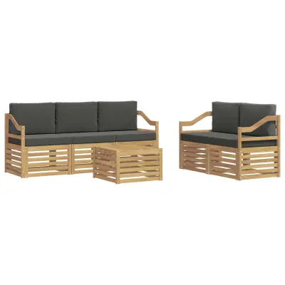 vidaXL Sedežne garniture Masiven les akacije