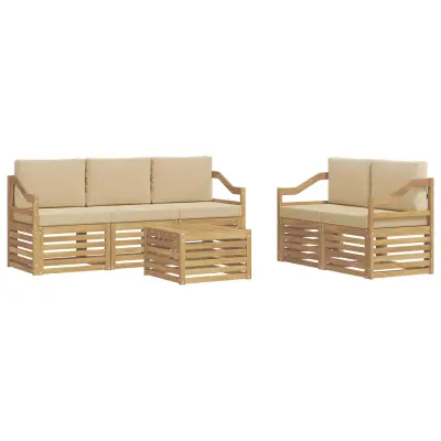 vidaXL Sedežne garniture Masiven les akacije