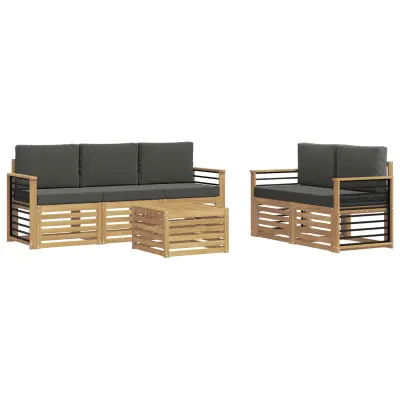 vidaXL Sedežne garniture Masiven les akacije