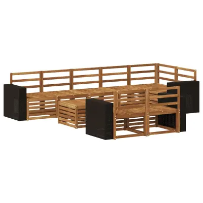 vidaXL Sedežne garniture Masiven les akacije