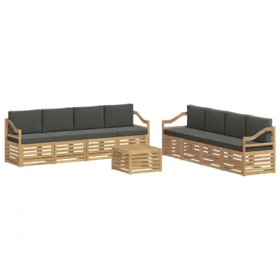 vidaXL Sedežne garniture Masiven les akacije