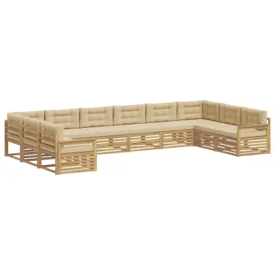 vidaXL Sedežne garniture Masiven les akacije