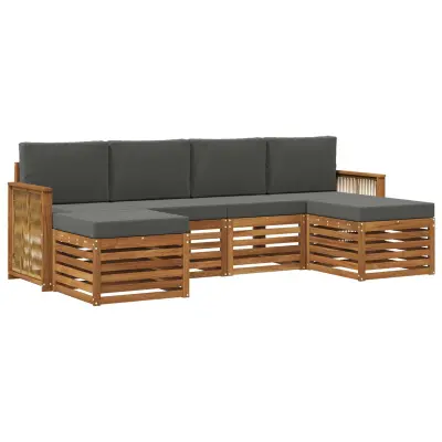 vidaXL Sedežne garniture Masiven les akacije