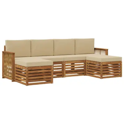vidaXL Sedežne garniture Masiven les akacije