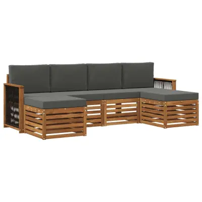 vidaXL Sedežne garniture Masiven les akacije