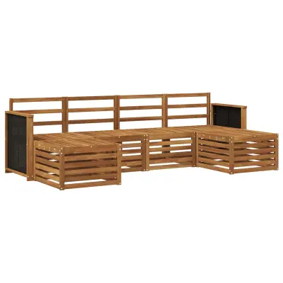 vidaXL Sedežne garniture Masiven les akacije