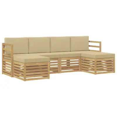 vidaXL Sedežne garniture Masiven les akacije
