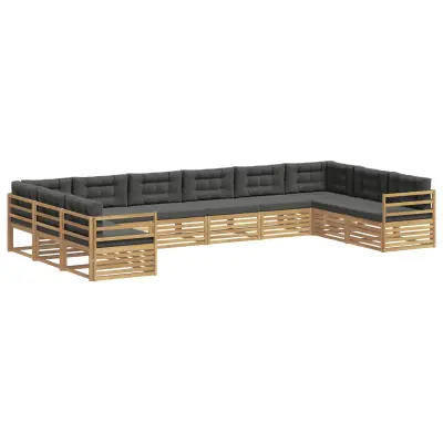 vidaXL Sedežne garniture Masiven les akacije