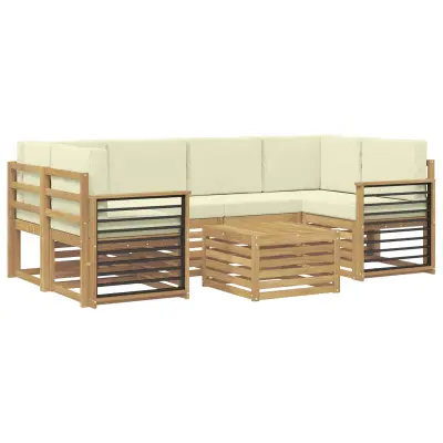 vidaXL Sedežne garniture Masiven les akacije