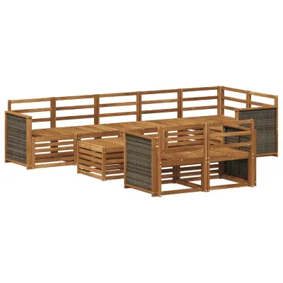 vidaXL Sedežne garniture Masiven les akacije