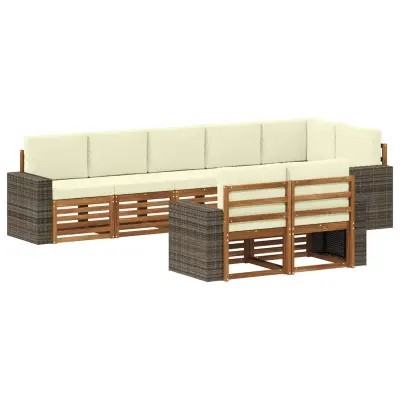 vidaXL Sedežne garniture Masiven les akacije