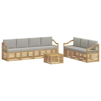 vidaXL Sedežne garniture Masiven les akacije