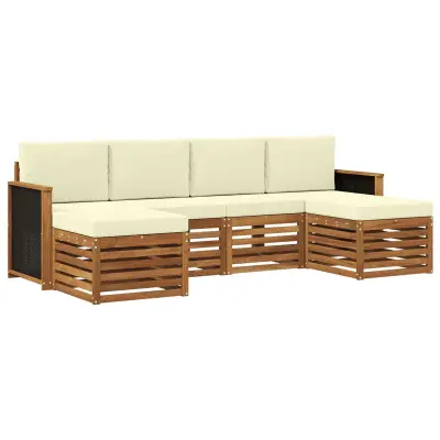vidaXL Sedežne garniture Masiven les akacije