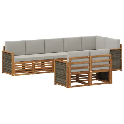 vidaXL Sedežne garniture Masiven les akacije