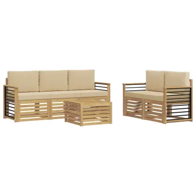 vidaXL Sedežne garniture Masiven les akacije