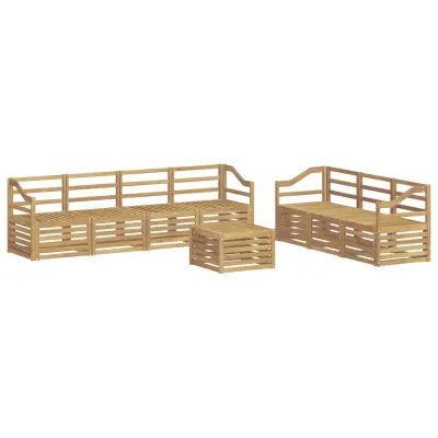 vidaXL Sedežne garniture Masiven les akacije