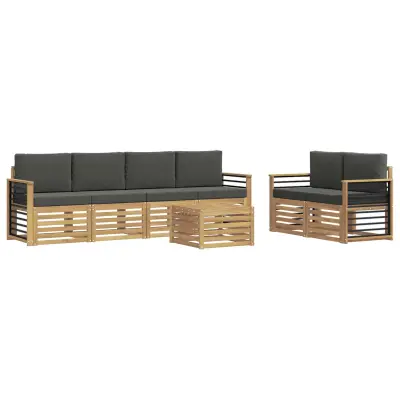 vidaXL Sedežne garniture Masiven les akacije