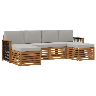 vidaXL Sedežne garniture Masiven les akacije
