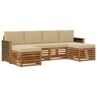 vidaXL Sedežne garniture Masiven les akacije