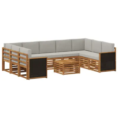 vidaXL Sedežne garniture Masiven les akacije