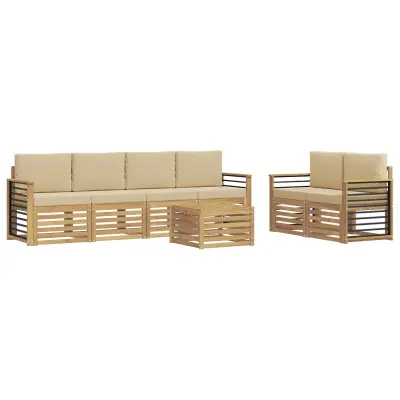 vidaXL Sedežne garniture Masiven les akacije
